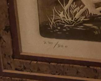 Numbered, Signed, & Framed Artwork