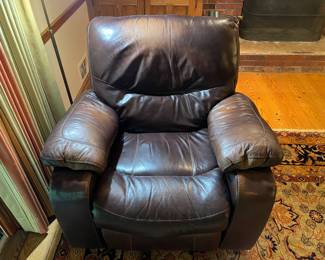 Oversized Leather Recliner Chair
