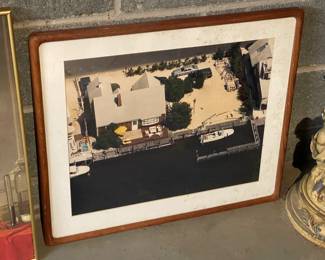 Framed Shore Photograph