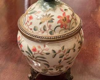 Mini Covered Porcelain Urn (2 Available)