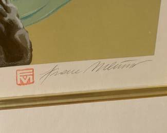 Signed & Framed Asian Artwork