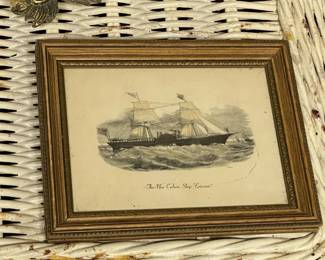 Ship Framed Artwork