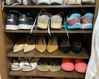 Assorted Closet Contents (Clothing, Hangers, Etc.)