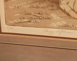 Signed & Framed Artwork