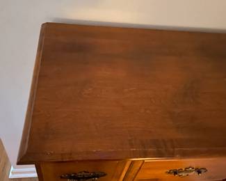 Solid Wood Brown High-Boy Tall Dresser By Moosehead Furniture Co.