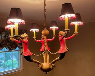 Hanging Monkey Chandelier