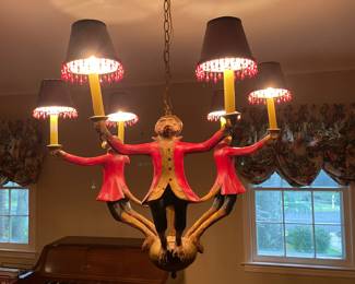 Hanging Monkey Chandelier