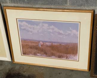 Framed Shore Artwork