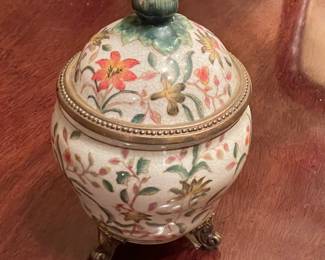 Mini Covered Porcelain Urn (2 Available)