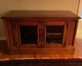 Wooden TV Stand Entertainment Console