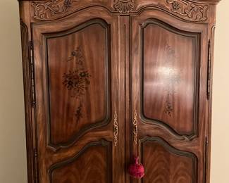 Oversized Wooden Armoire Wadrobe Bedroom 2 Door Cabinet