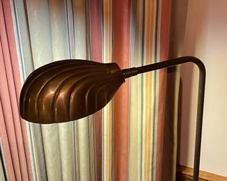 Brass Seashell Floor Lamp