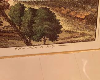 Large Framed Scenic Artwork