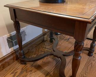 Square Wooden End Table