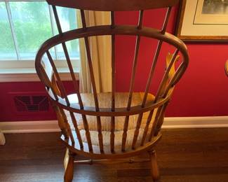 Country Round Wooden Table W/ 2 Arm Chairs Set