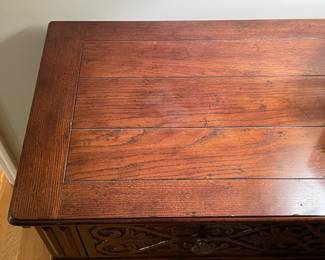 Beautiful Henredon Walnut Carved 3 Drawer Dresser (2 Available)