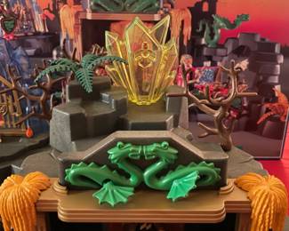 FABULOUS Playmobil "Magic Knights Dragon Temple" Playset W/ Figures, Original Box, Etc.