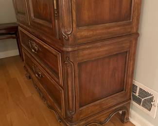 Oversized Wooden Armoire Wadrobe Bedroom 2 Door Cabinet