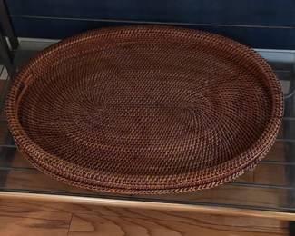 Wicker Basket Platter