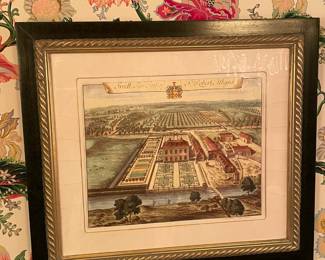 Large Framed Scenic Artwork