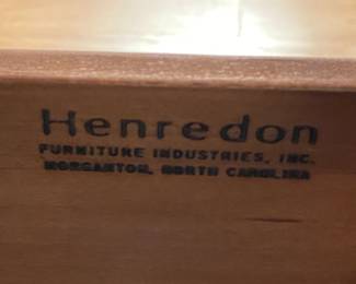 Beautiful Henredon Walnut Carved 3 Drawer Dresser (2 Available)