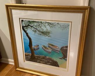 Signed & Framed Asian Artwork