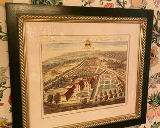 Large Framed Scenic Artwork