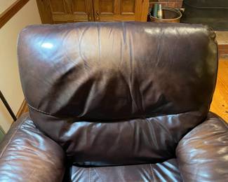 Oversized Leather Recliner Chair