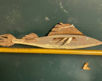 Folk Art Hanging Fish