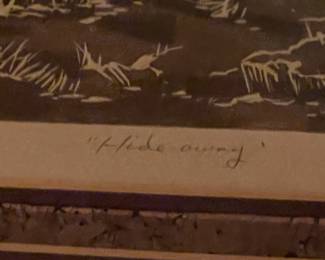 Numbered, Signed, & Framed Artwork