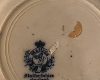 Antique Blue & White Porcelain Plate