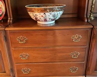 Wooden 3 Piece Wall Unit Bookcase Set