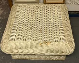 Wicker Square Coffee Table