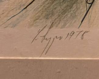 Signed & Framed Artwork