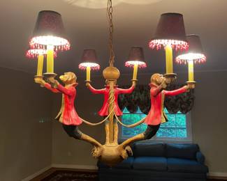 Hanging Monkey Chandelier