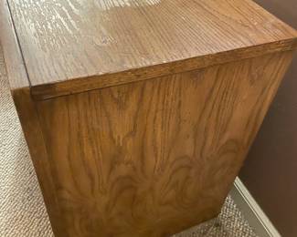 Thomasville Wooden 2 Drawer Nightstand