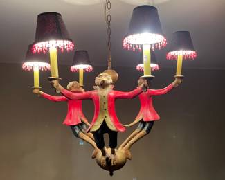 Hanging Monkey Chandelier