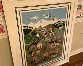 Signed & Numbered Framed Artwork By "Wooster Scott"