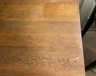 Vintage Wooden Craftsman Style Desk & Chair