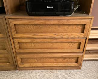 Thomasville Wooden Bookcases Wall Unit