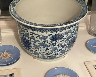 Blue & White Porcelain Planter