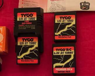 Vintage "Tantrum" RC Car By Tyco W/ Car, Remote Controller, Instruction Booklet/Paperwork, Batteries, & Charger