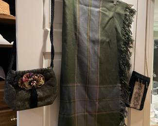 Assorted Closet Contents (Clothing, Hangers, Etc.)