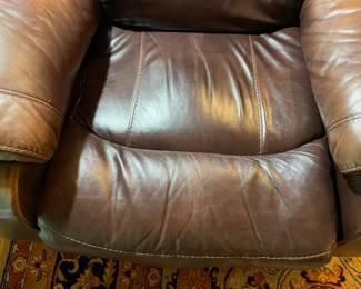 Oversized Leather Recliner Chair