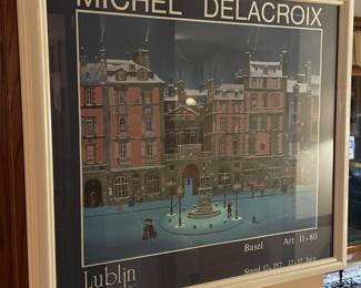 Michel Delacroix Framed Artwork
