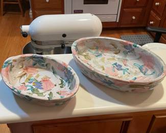 Hand Signed Pottery Bowls