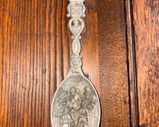 Antique Spoon with high relief