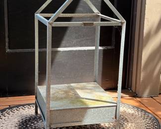 Galvanized Steeple, Small Reversible/Washable Braided Mat