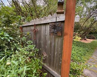 Hanging yard art