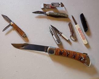 pocket knife collection 